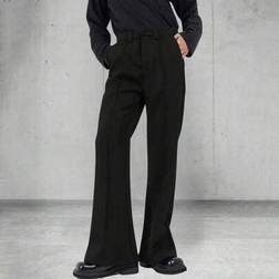 Shein Solid Color Daily Wear Flared Dress Pants