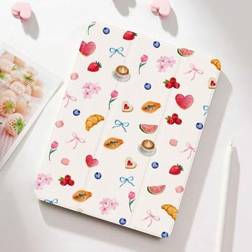 Shein Simple Ins Butterfly Fruit Pattern Case