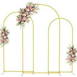 Shein Gold Metal Arch Backdrop Stand Set