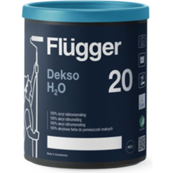 Flügger Dekso 20 H2O Vådrumsmaling Hvid 0.7L