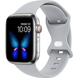 Shein Unisex Grey Silicone Sport Watch Band