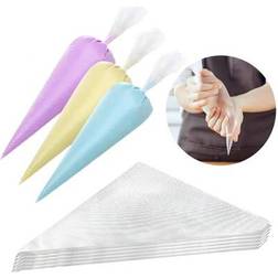 Shein 100pcs Transparent Reusable Cream Piping Bags Icing Bag