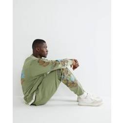 River Island Khaki Embroidered Dragon Joggers