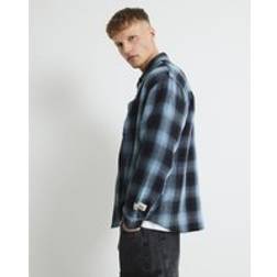 River Island Blue Loose Fit Check Shirt