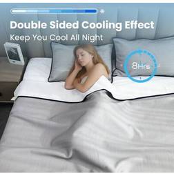 Shein Cooling Blanket For Hot Sleepers Soft Blankets Grey