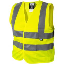Scan Hi-vis Yellow Waistcoat 4-6 Years
