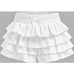 Shein Tween Girls Casual Fashion Solid Color Skirt Shorts