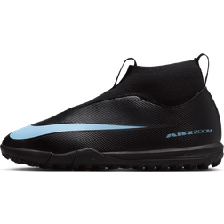 Nike Superfly 10 Turf High-Top Football Shoes - Black