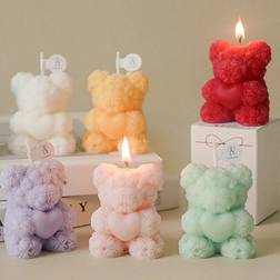 Shein 1 Piece Rose Bar Aromatherapy Candle Multicolor Candle