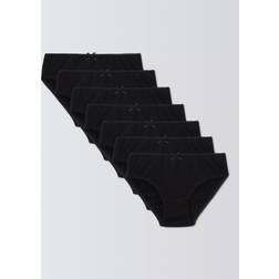 John Lewis Picot Trim Cotton Briefs - Pack