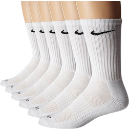 Nike Dri-Fit Crew Cut Socks 6-pack - White/Black