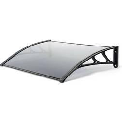 Freemans Black Easy Fit Door Canopy 1m