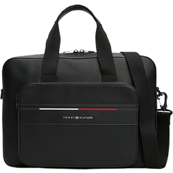Tommy Hilfiger Signature Laptop Bag - Black