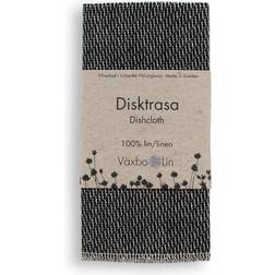 Växbo Lin Linen Diskduk Svart (33x33cm)