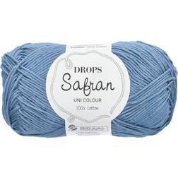 Drops Design Safran Uni Colour Jeansblå 160m
