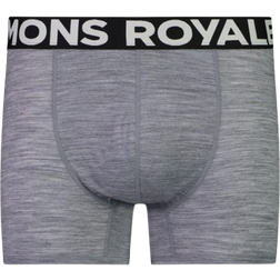 Mons Royale Hold 'Em Shorty Boxer - Grey Heather