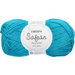 Drops Design Safran Uni Colour Turquoise 160m