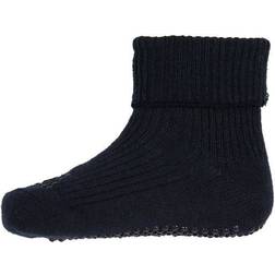 Melton Wool Socks Anti-Slip - Navy (27002-285)