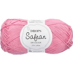 Drops Design Safran Uni Colour Mellemrosa 160m