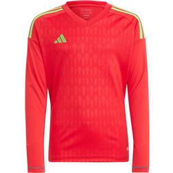 adidas Junior Tiro 23 Competition GK Jersey - Team Collegiate Red/Solar Green (HK7690)