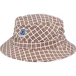 Brixton Beta Packable Bucket Hat - White/Medal Bronze