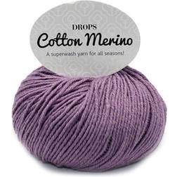 Drops Design Cotton Merino Uni Colour Lavendel 110m
