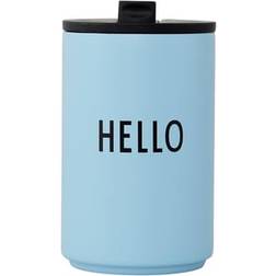 Design Letters Hello Light Blue Termokopp 35cl