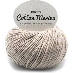 Drops Design Cotton Merino Uni Colour Beige 110m