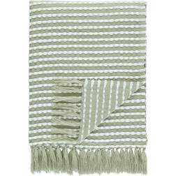 Catherine Lansfield Stab Stitch Throw Blankets Green (150x125cm)