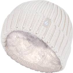 Heat Holders Kid's Open Road Ribbed Turn Over Hat - Buttercream
