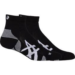 Asics Cushion Run Quarter Sock 2-pack - Performance Black
