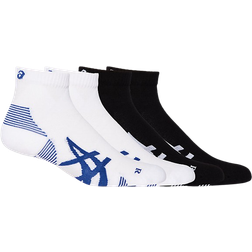 Asics Cushion Run Quarter Sock 2-pack - Performance Black/Brilliant White