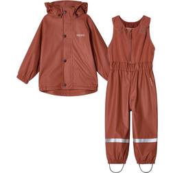 Kuling Fodrat Regnställ Warm Sienna Unisex - Brun