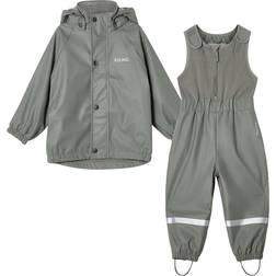 Kuling Ottawa Fodrat Regnställ Unisex - Grön