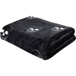 Catherine Lansfield Cosy Fleece Blankets Black (170x130cm)