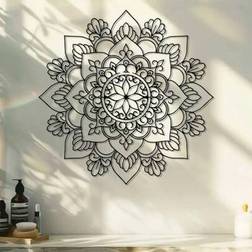 Shein Mandala Metal Lotus Design Wall Decor