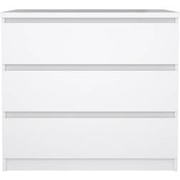 Freemans Naia 3 White Chest of Drawer 77x70.1cm