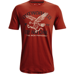 Under Armour Project Rock Outworked Men's Short Sleeve T-shirt - Heritage Red/Black/Grey