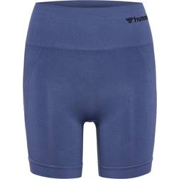 Hummel TIF Seamless Shorts - Blue Indigo