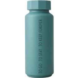 Design Letters Insulated Dusty Green Vattenflaska 0.5L