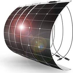 DOKIO Solpanel 100W Monokristallin Vattentät Böjbar