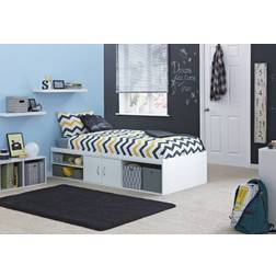 Argos Freddie Storage Cabin White Frame Bed
