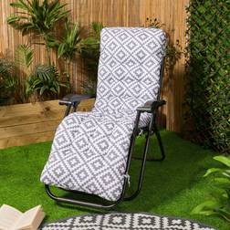 OHS Gravity Geometric Cushion Light Chair Cushions Grey