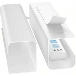 Shein Large White Under-Desk Cable Tray