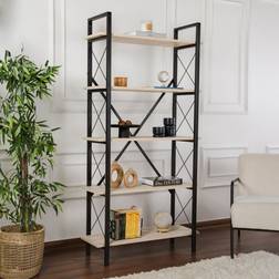 Hanah Home Elysian Brun Bokhylla