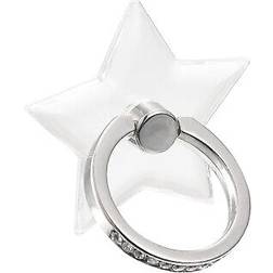 Uxcell Clear Phone Ring Holder Diamond Finger Grip Stand
