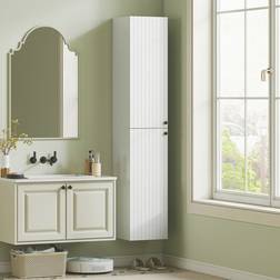 Homcom Wall Mounted Slim Bathroom Storage Cabinet