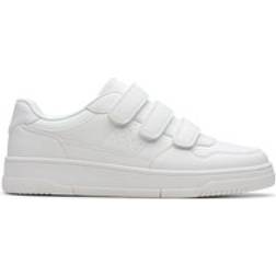 Clarks Canyon Sky Youth Wide Fit Trainers - White
