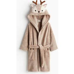 H&M Boys Reindeer Dressing Gown - Beige
