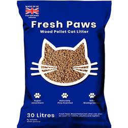 Fresh Paws Premium Wood Pellet Cat Litter 30L
